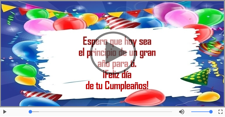 ¡Feliz día  de tu Cumpleaños!