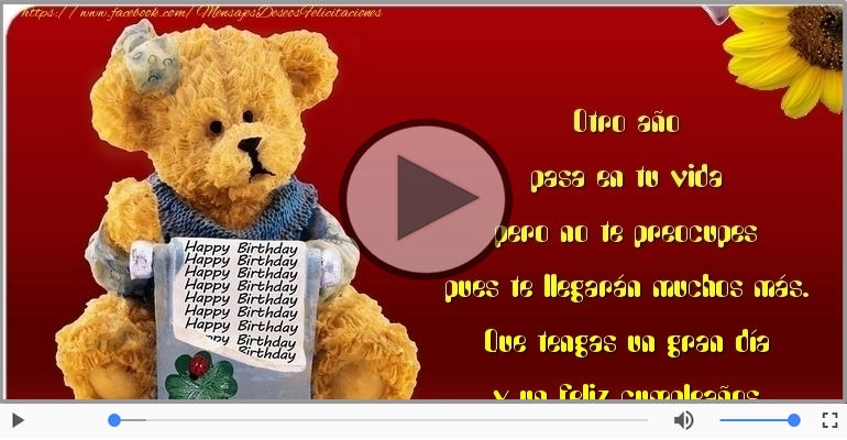 Feliz Cumpleaños.