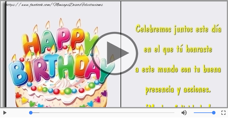 ¡Muchas felicidades!