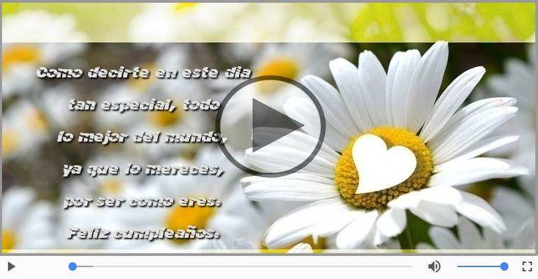 Feliz cumpleaños.