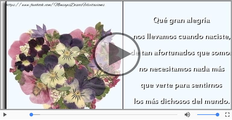 ¡Muchas felicidades!