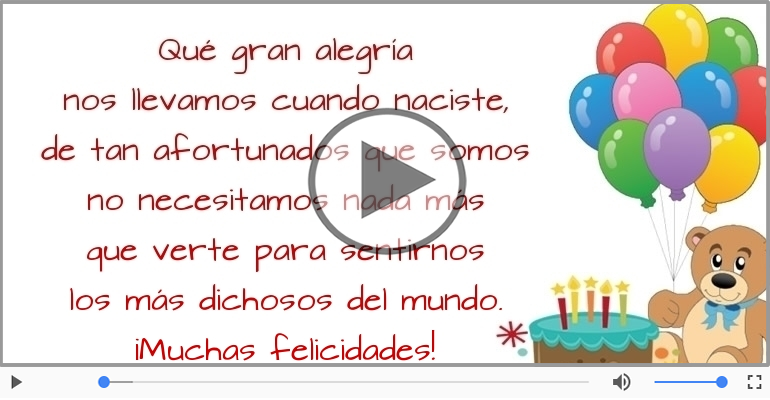 ¡Muchas felicidades!