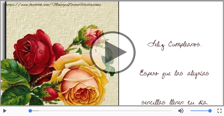 Feliz Cumpleaños.
