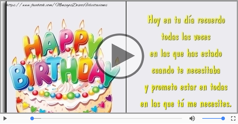 ¡Feliz cumpleaños!