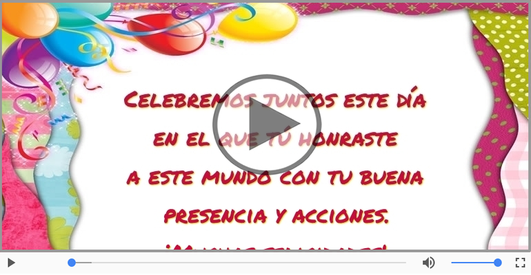 ¡Muchas felicidades!
