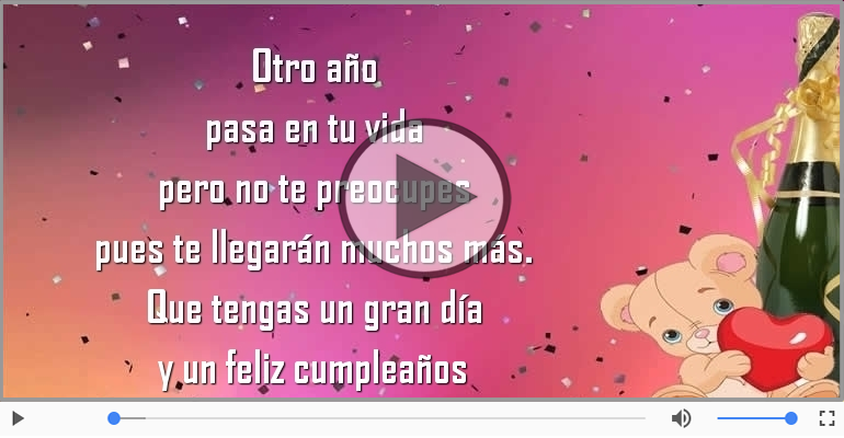 Feliz Cumpleaños.