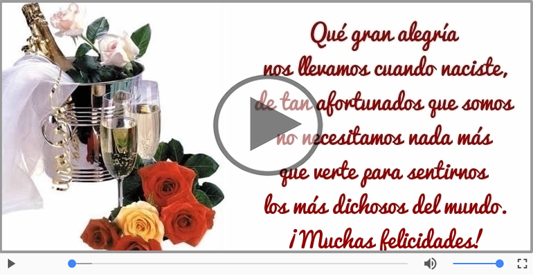 ¡Muchas felicidades!