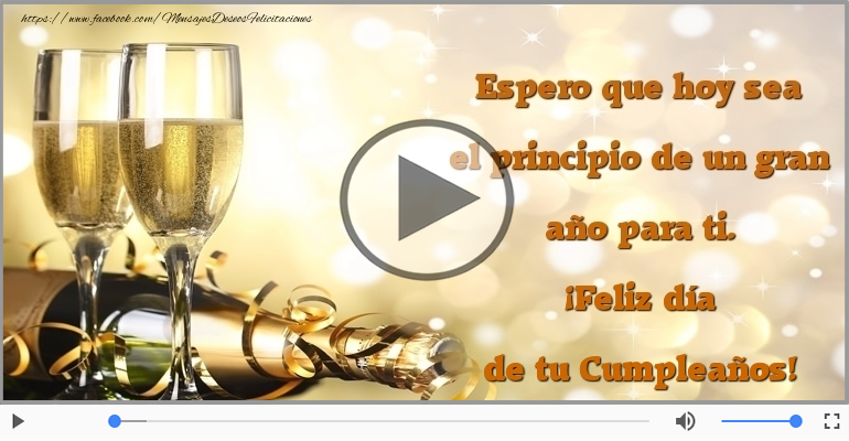 ¡Feliz día  de tu Cumpleaños!