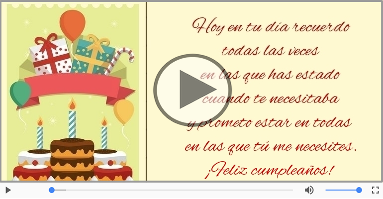 ¡Feliz cumpleaños!