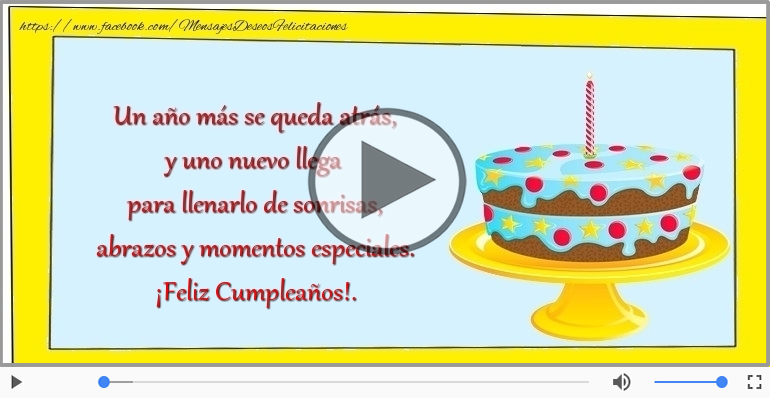 ¡Feliz Cumpleaños!.
