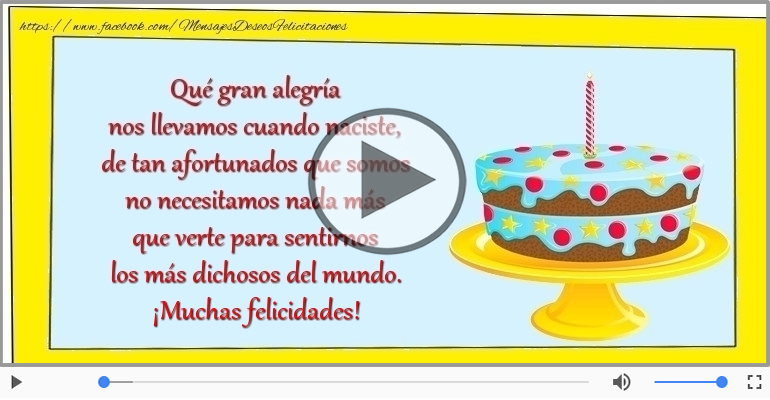 ¡Muchas felicidades!