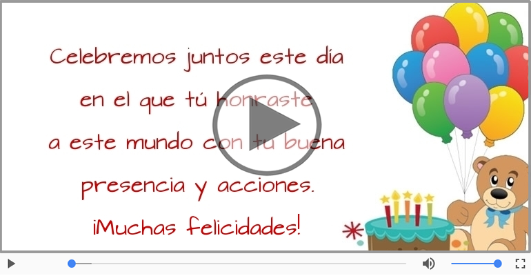 ¡Muchas felicidades!