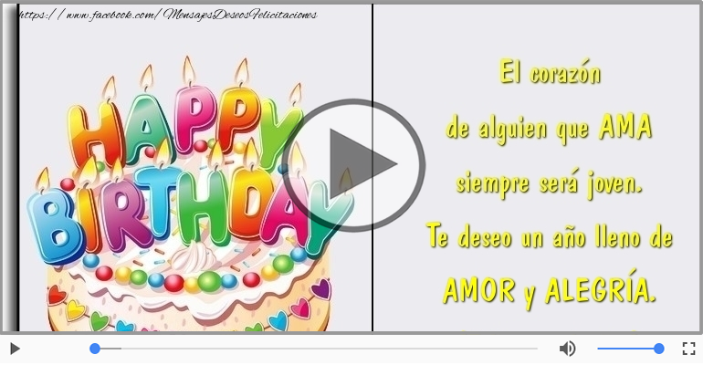 ¡Feliz cumpleaños!
