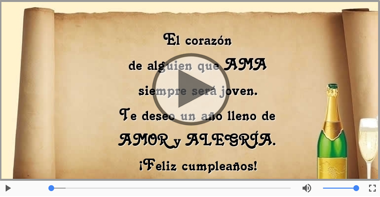 ¡Feliz cumpleaños!