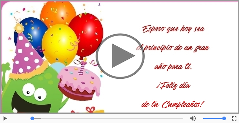 ¡Feliz día  de tu Cumpleaños!