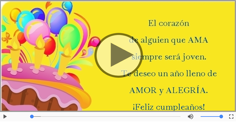 ¡Feliz cumpleaños!