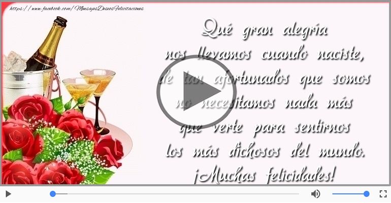 ¡Muchas felicidades!