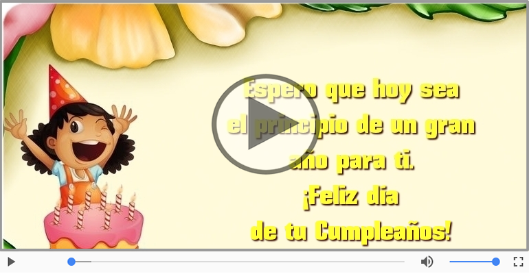 ¡Feliz día  de tu Cumpleaños!