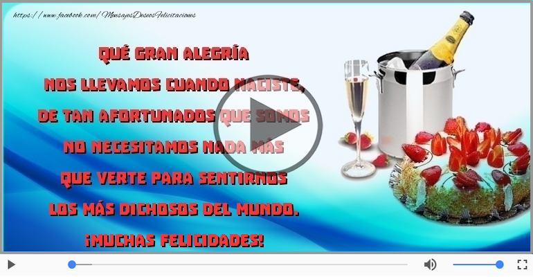 ¡Muchas felicidades!