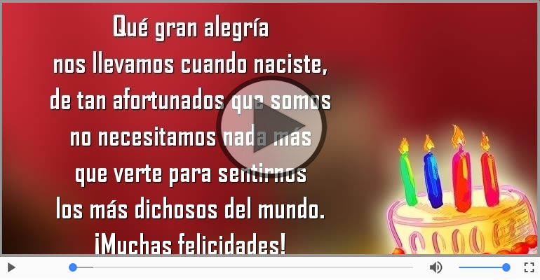 ¡Muchas felicidades!