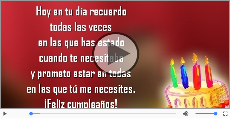 ¡Feliz cumpleaños!