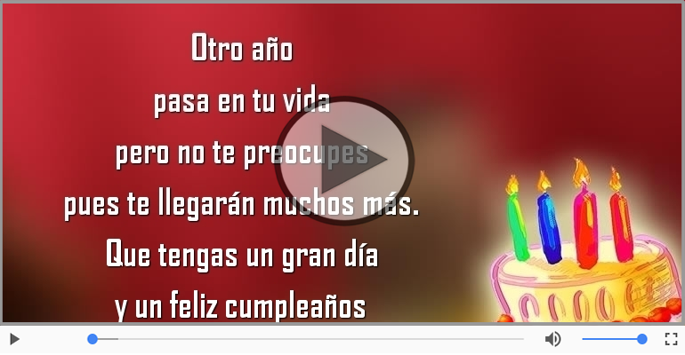 Feliz Cumpleaños.