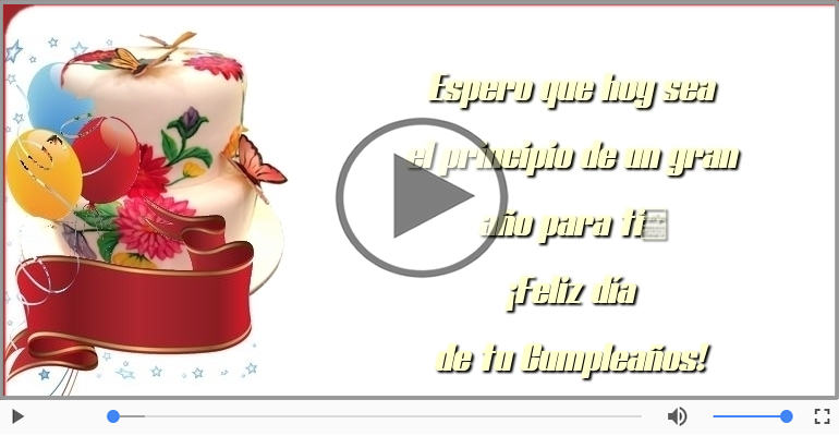 ¡Feliz día  de tu Cumpleaños!