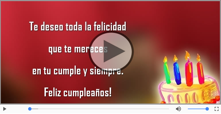 Feliz cumpleaños!
