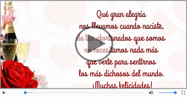 ¡Muchas felicidades!