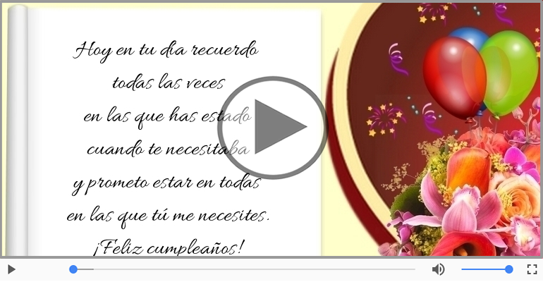 ¡Feliz cumpleaños!