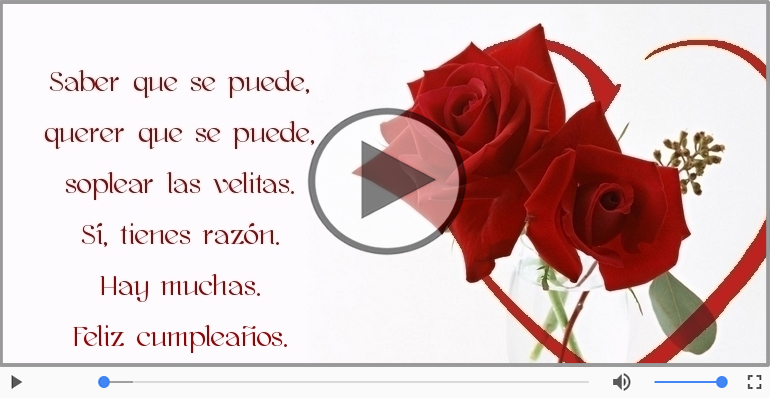 Feliz cumpleaños.