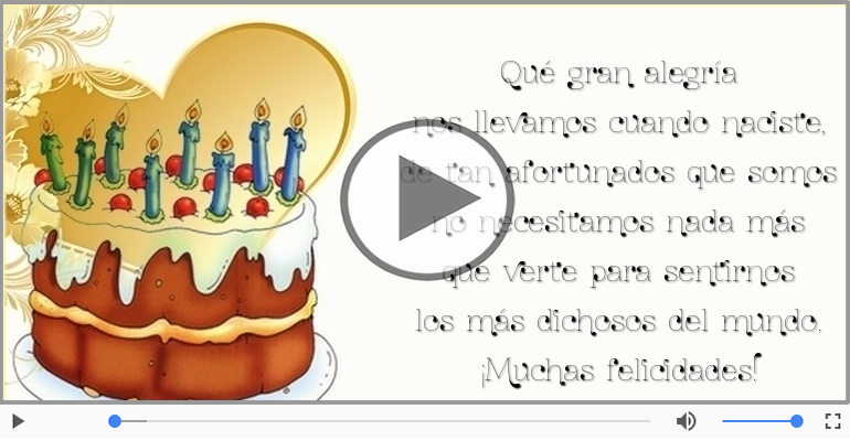 ¡Muchas felicidades!