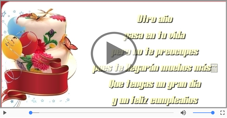 Feliz Cumpleaños.