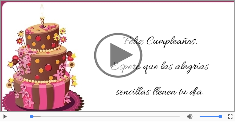 Feliz Cumpleaños.