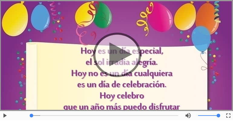 ¡Feliz cumpleaños!