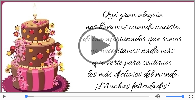 ¡Muchas felicidades!