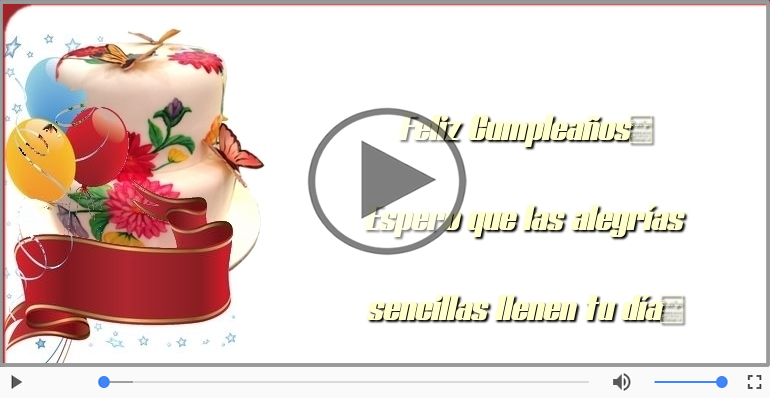 Feliz Cumpleaños.