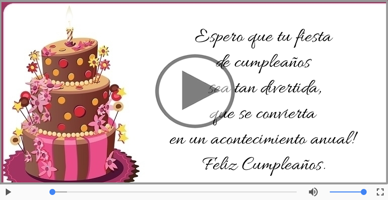 Feliz Cumpleaños.