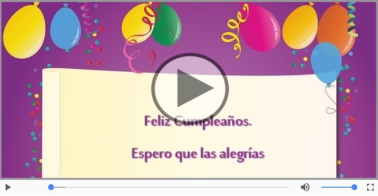 Feliz Cumpleaños.