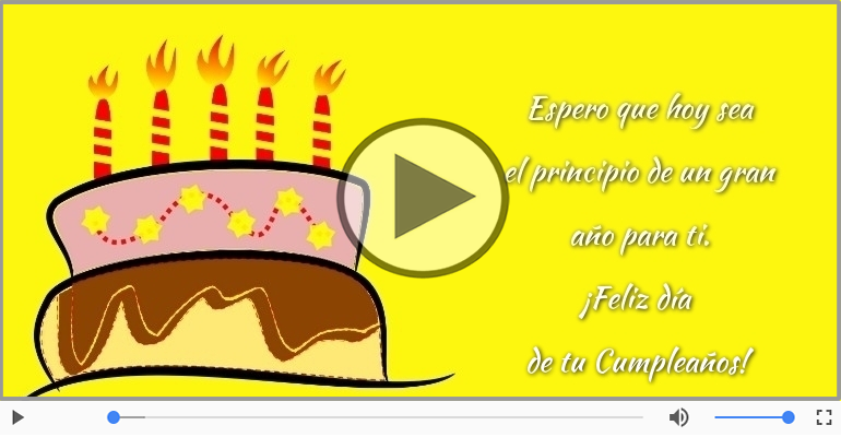 ¡Feliz día  de tu Cumpleaños!