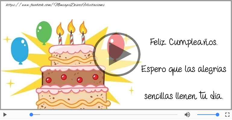 Feliz Cumpleaños.