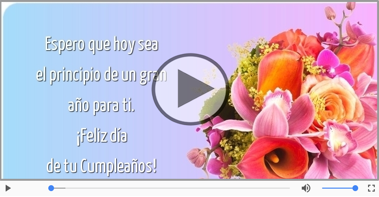 ¡Feliz día  de tu Cumpleaños!