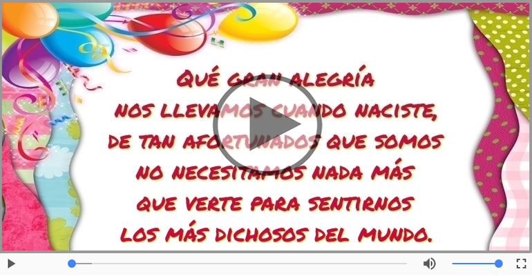 ¡Muchas felicidades!