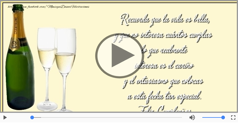 Feliz Cumpleaños.