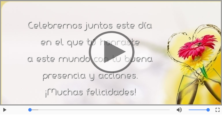 ¡Muchas felicidades!