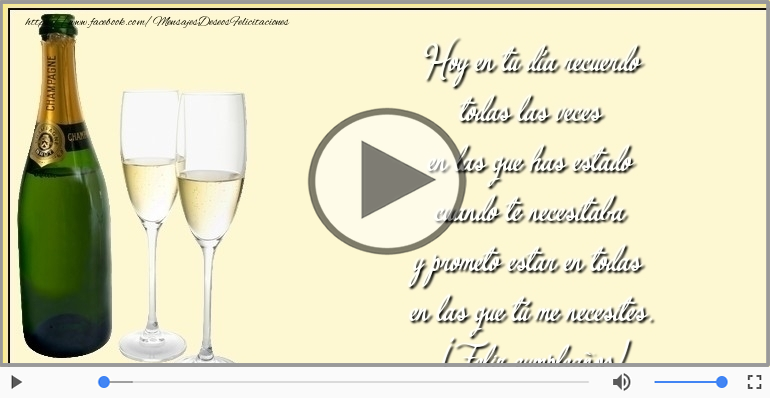 ¡Feliz cumpleaños!