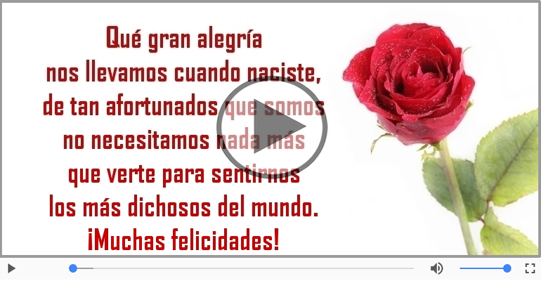 ¡Muchas felicidades!
