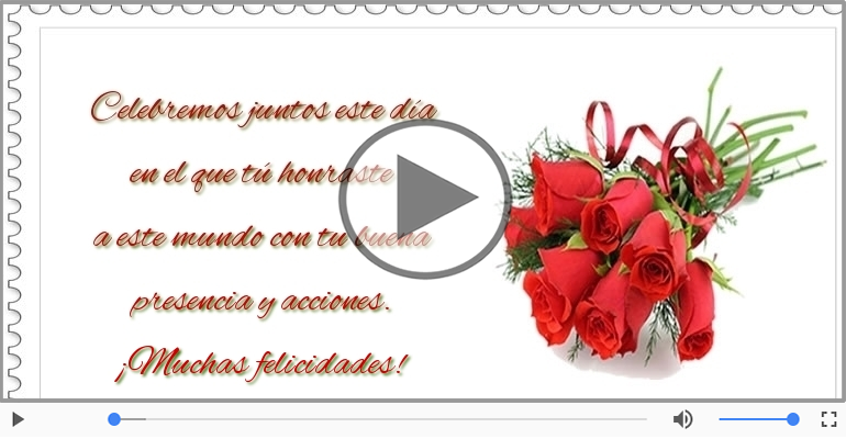 ¡Muchas felicidades!