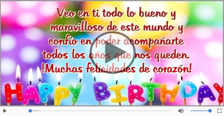 !Muchas felicidades de corazón!