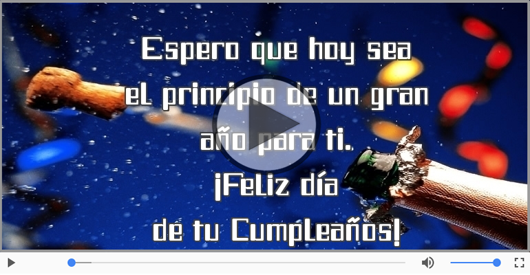 ¡Feliz día  de tu Cumpleaños!